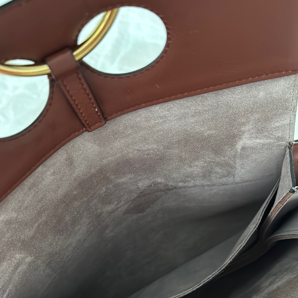 J.W. Anderson Brown Leather Women's Bag - Picture 7 of 8
